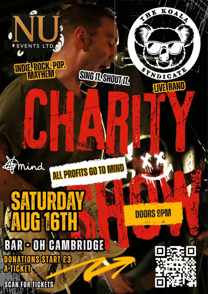 The Koala Syndicate - Charity night for Mind