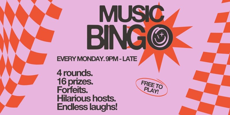 🎵 MONDAY MUSIC BINGO🎵