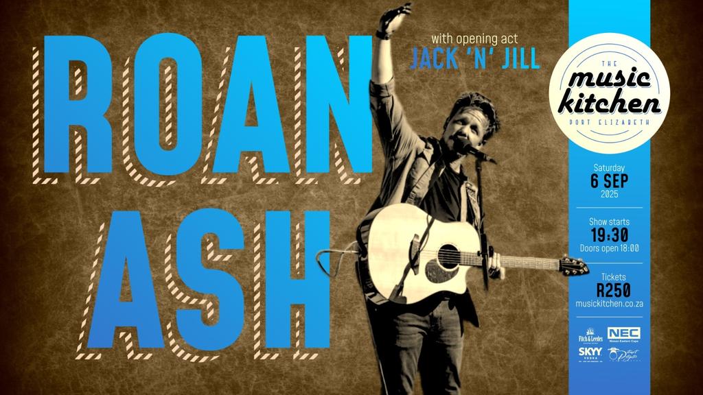 Roan Ash Live at The Music Kitchen Sat 6th Sept 2025