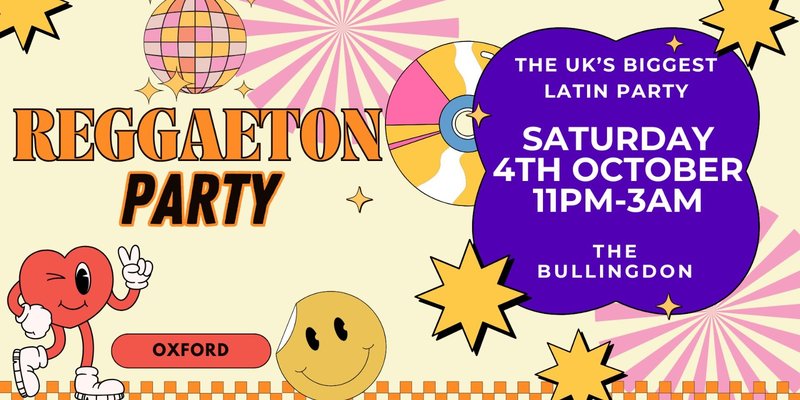 Reggaeton Party (Oxford) October 2025