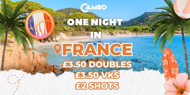 CAMEO WEDNESDAY - ONE IN NIGHT IN FRANCE