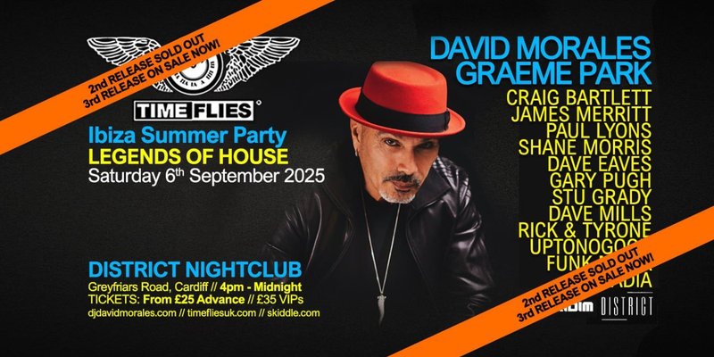 Time Flies: Ibiza Summer Party w/ David Morales & Graeme Park