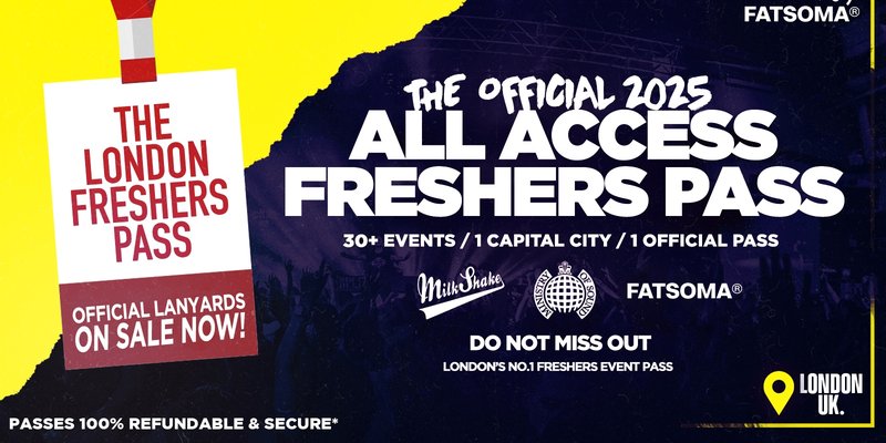 The Official All Access London Freshers Pass 2025
