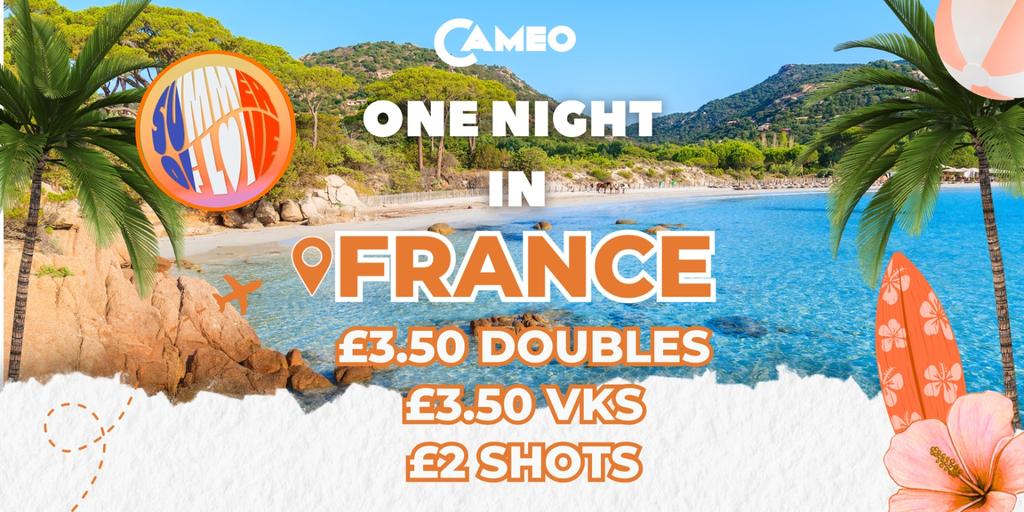 CAMEO WEDNESDAY - ONE IN NIGHT IN FRANCE