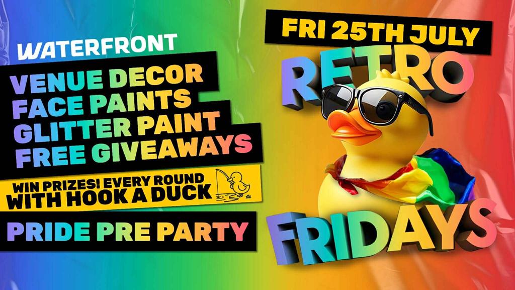 Retro Fridays: Pride Pre-Party