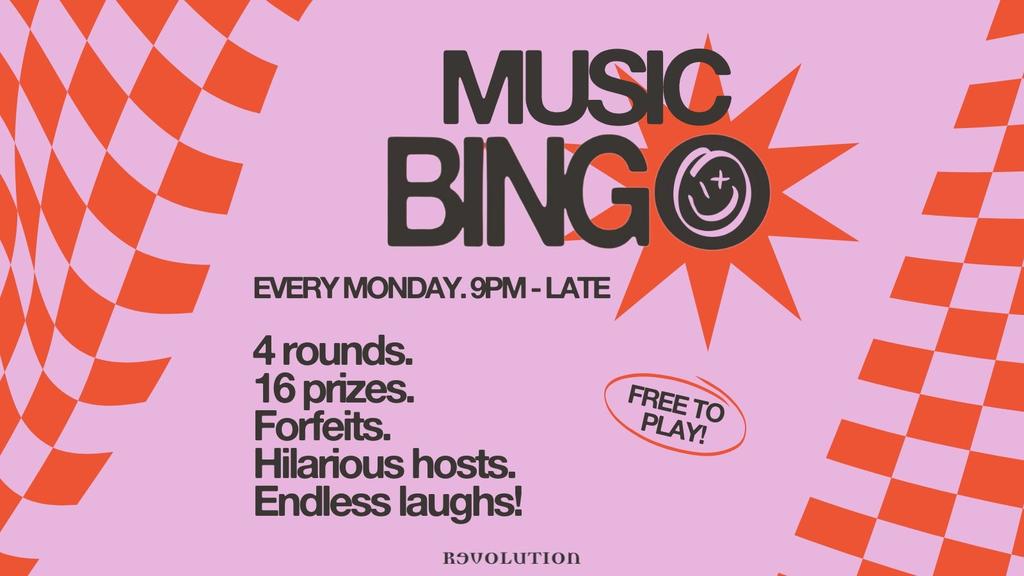 🎵 MONDAY MUSIC BINGO🎵