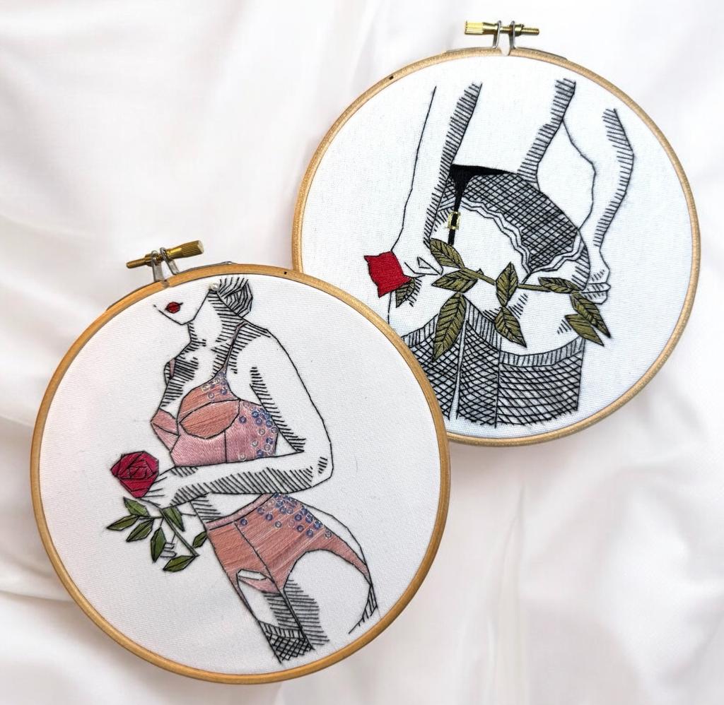 Burlesque Embroidery Workshop at The Counting House, EC3