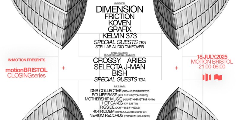 Motion Closing Series: Dimension, Friction, KOVEN & more
