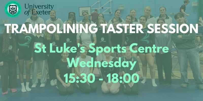 TASTER SESSION - Wednesday 17th