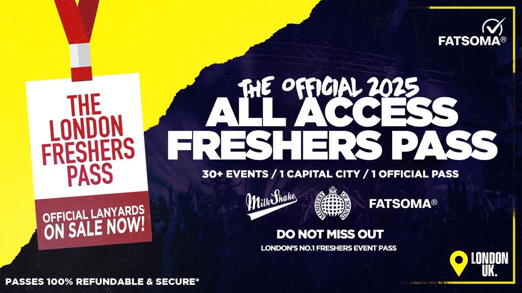 The Official All Access London Freshers Pass 2025