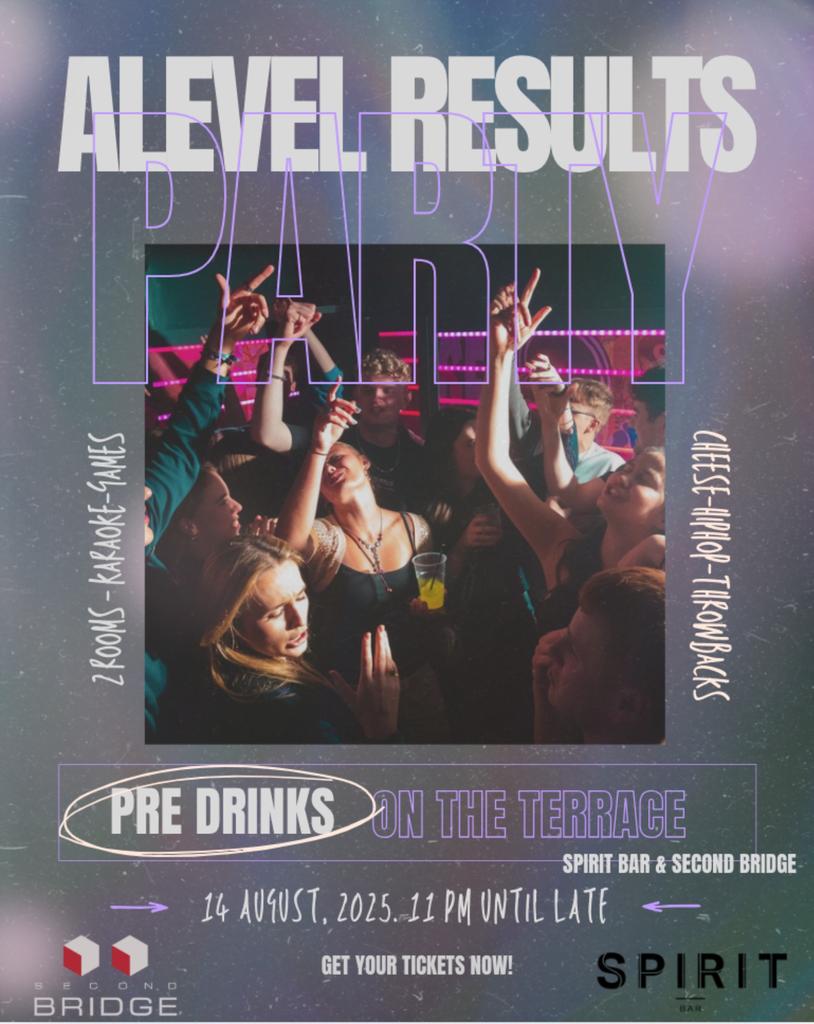 Alevel Results party