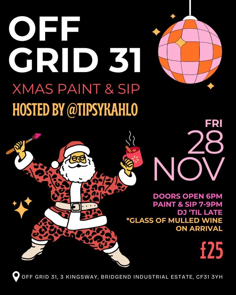 Paint & Sip by Tipsy Kahlo - Christmas Special