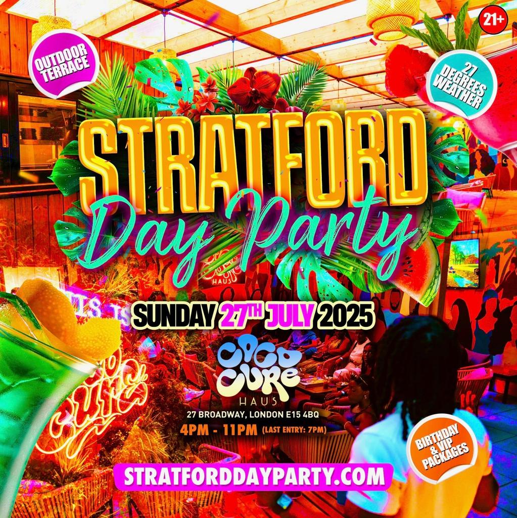 STRATFORD DAY PARTY - Summer Day Party