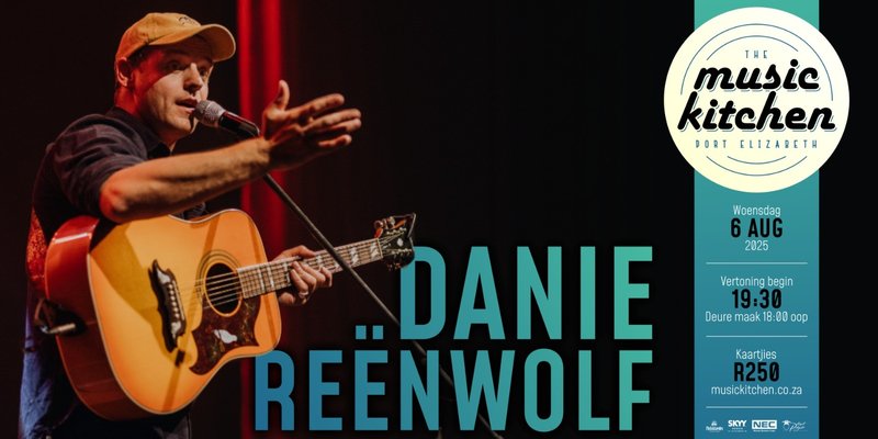 Danie - Reënwolf live at The Music Kitchen 6th Aug 2025