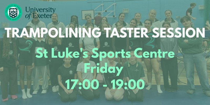 TASTER SESSION - Friday 19th