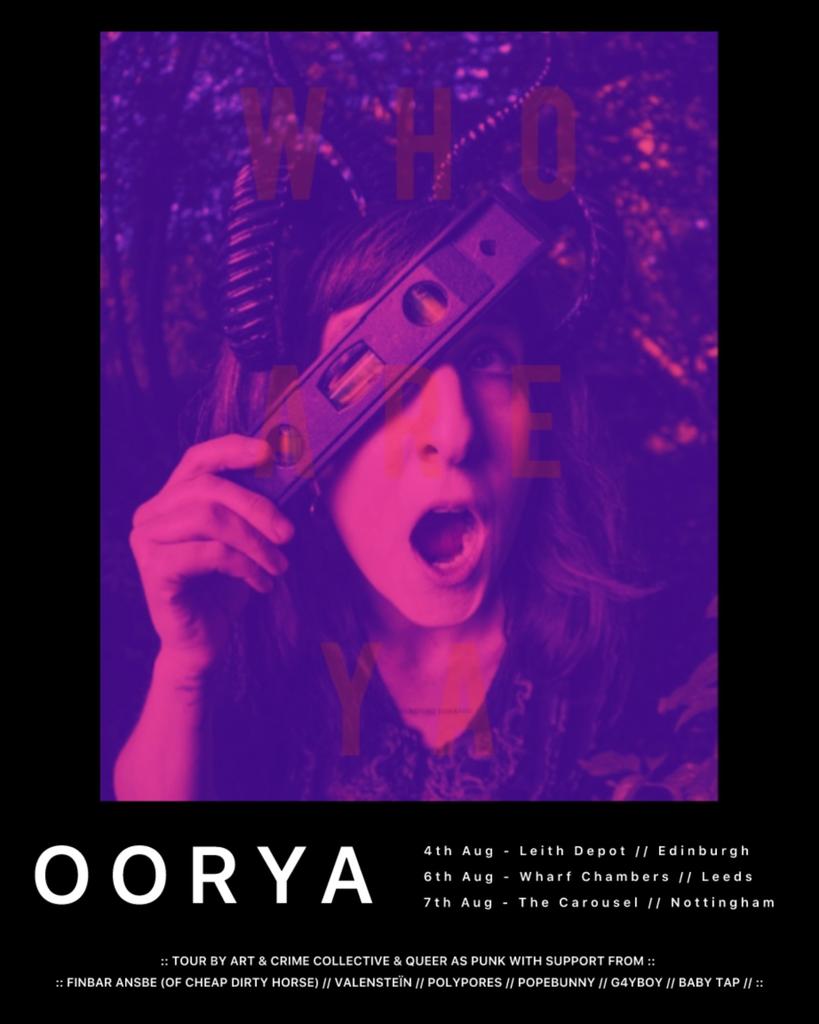 OORYA, Polypores, Pope Bunny, and Finbar Ansbe