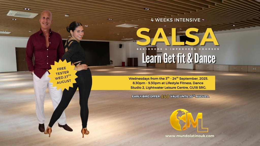 Cuban Salsa Classes & Courses - Lightwater