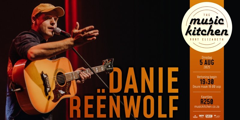 Danie - Reënwolf  live at The Music Kitchen 5th Aug 2025