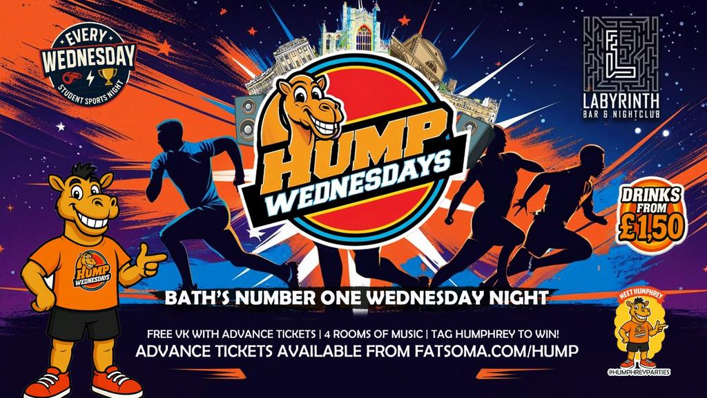🐫 Hump Wednesdays 🐫 Bath's Number One Wednesday Night!