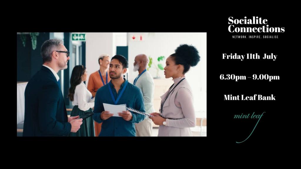 AI, Digital, Tech Networking & Elevator Pitch at Mint Leaf Bank