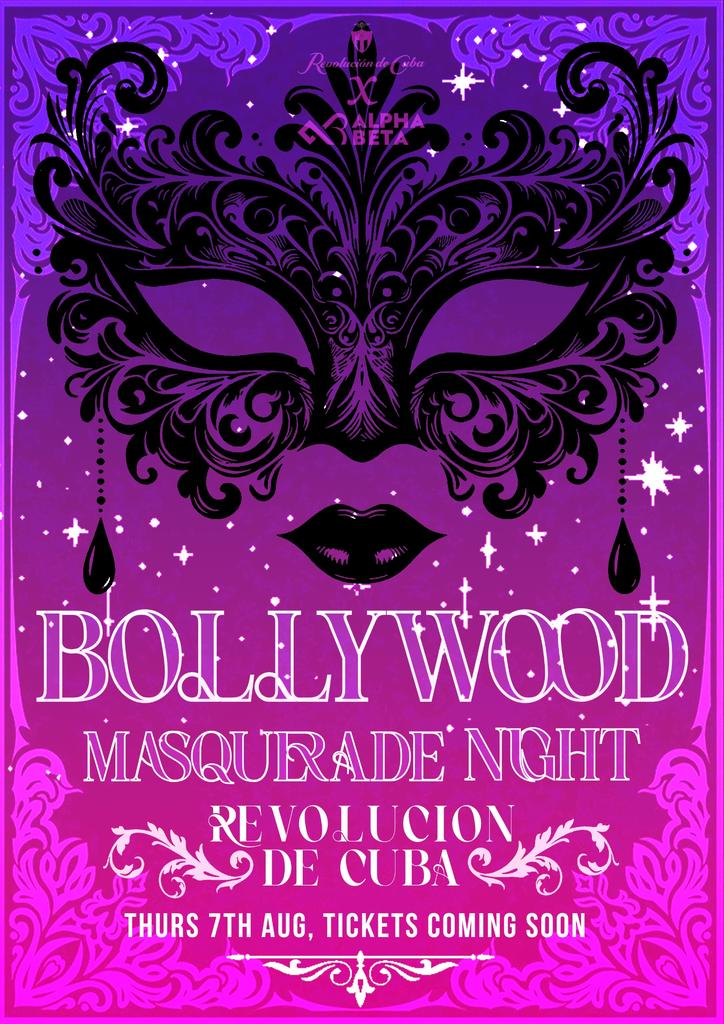 BOLLYWOOD MASQUARADE NIGHT @ DE CUBA