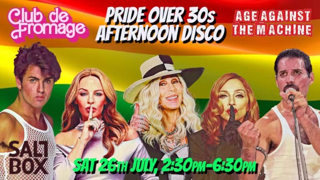 NOTTINGHAM Pride Over 30s Afternoon Disco - Sat 26 July, 2:30pm-6:30pm