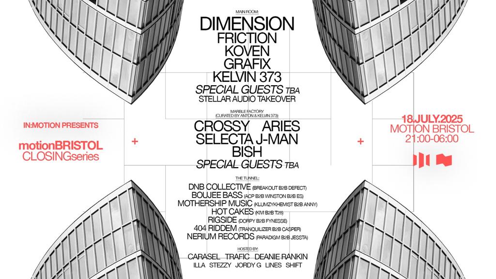 Motion Closing Series: Dimension, Friction, KOVEN & more