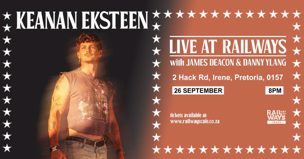 Reverberate Presents: Keanan Eksteen, James Deacon & Danny Ylang