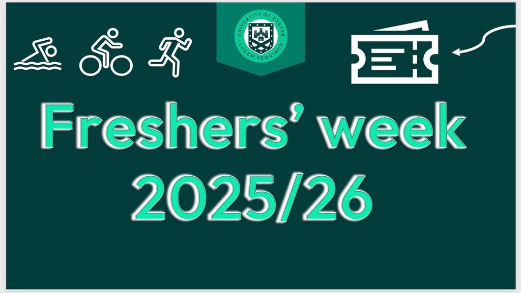 FRESHERS WEEK Taster sessions