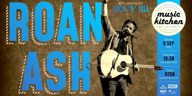 Roan Ash Live at The Music Kitchen Sat 6th Sept 2025