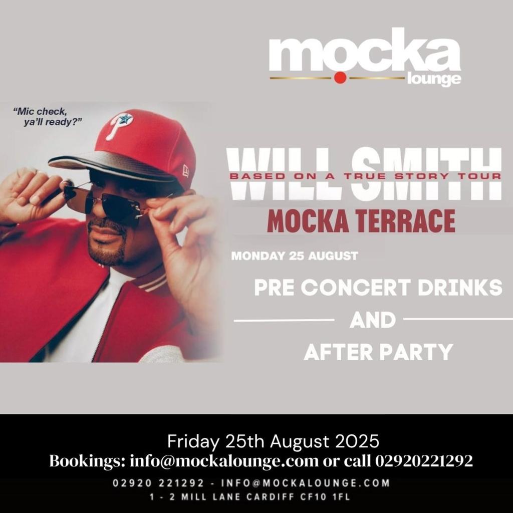 Will Smith Pre Concert Drinks and AfterParty