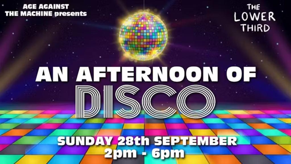 LONDON An Afternoon of Disco: Sun 28th September, 2pm-6pm (Over 30s Only)