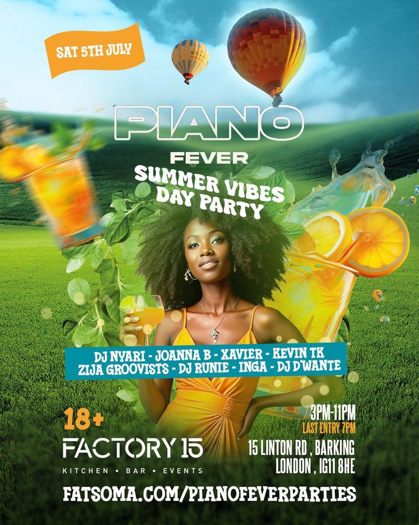 PIANO FEVER SUMMER VIBES DAY PARTY