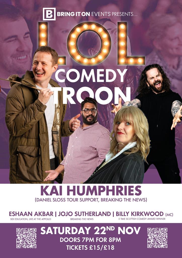 Bring It On Events presents... LOL Comedy Troon