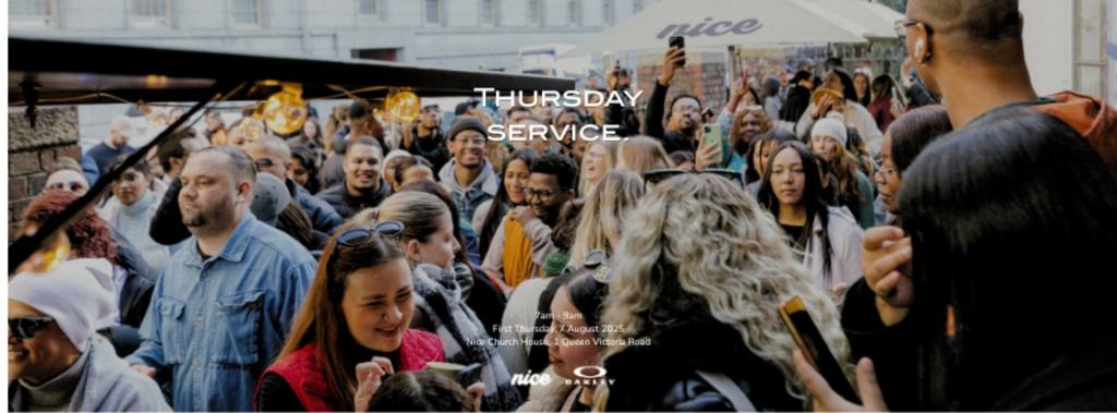 Thursday Service x Nice Cafe x Oakley