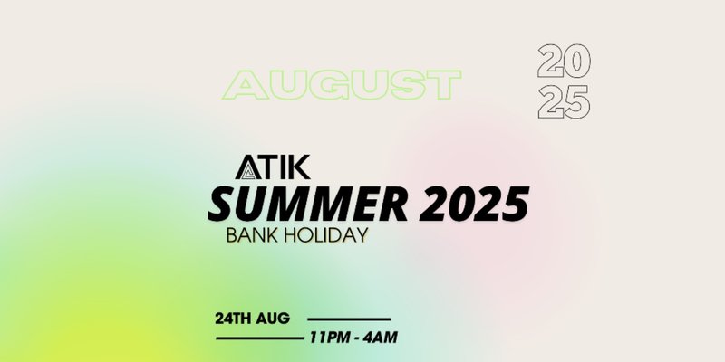 BANK HOLIDAY SUNDAY ft DJ LEE