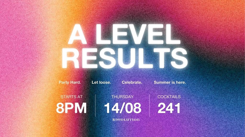 A-Level Results Night