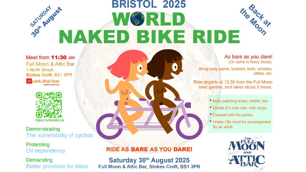 Bristol World Naked Bike Ride