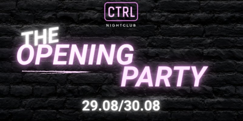 THE OPENING PARTY - SATURDAY