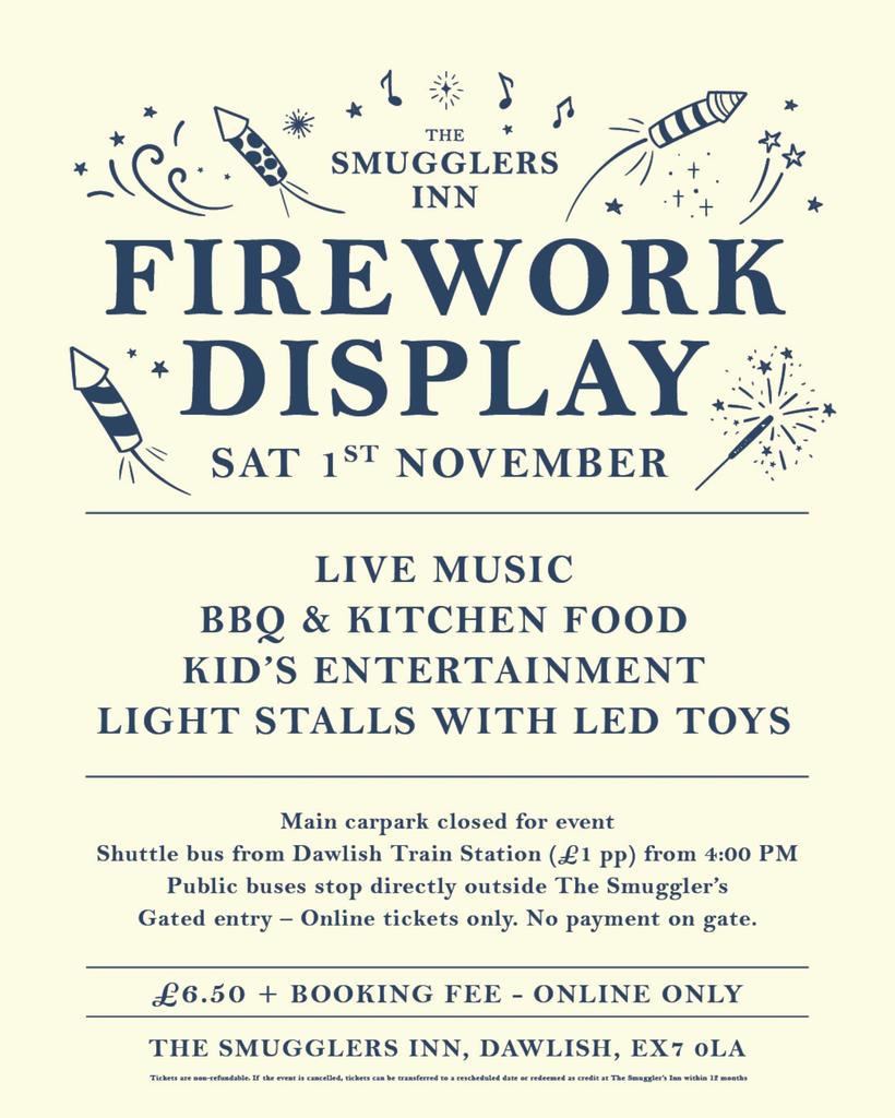 Smugglers Inn Firework Display