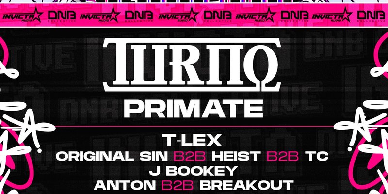 Invicta Audio x DNB Collective | Bristol | Turno, Primate & More!