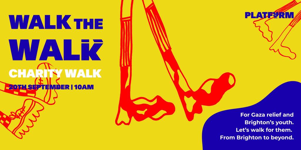 Walk The Walk: Charity Walk for Gaza Relief & Brighton's Youth