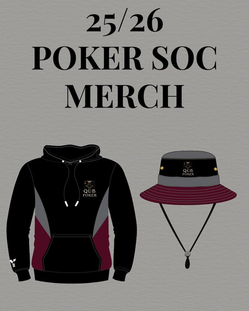 25/26 QUB Poker Society Merchandise