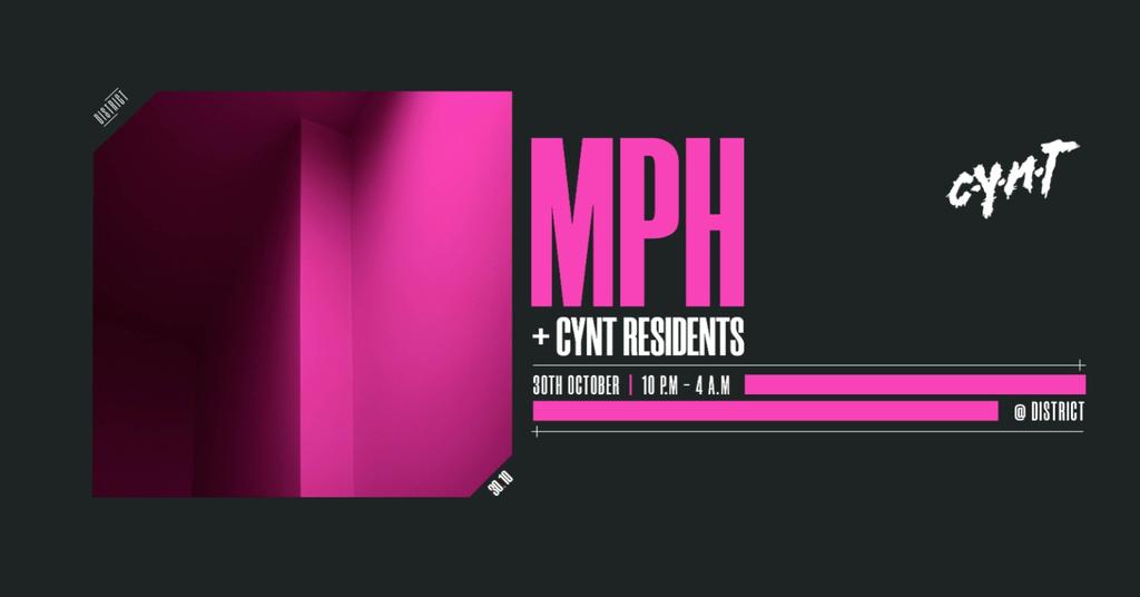 CYNT presents MPH : Substance Tour | District Cardiff | 03.10