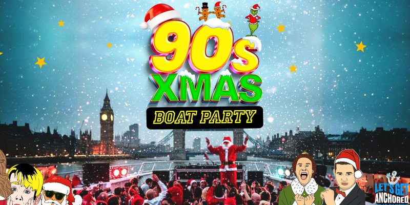 90S XMAS BOAT PARTY