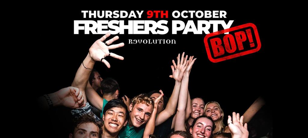 Freshers Party Bop (under 100 tickets remaining)