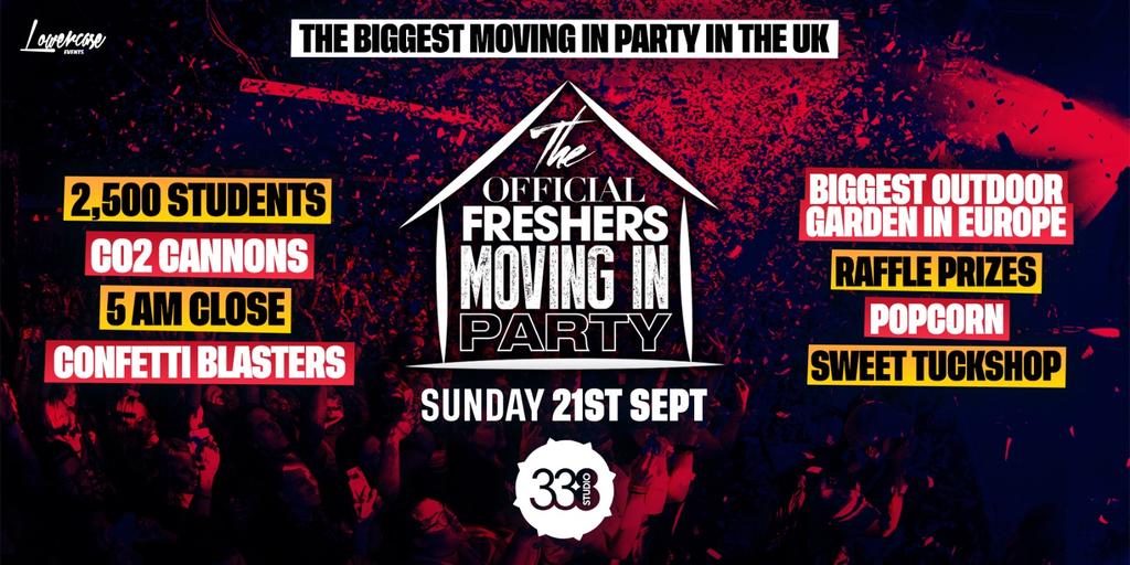 The Official London Freshers Moving In Party @ Studio 338