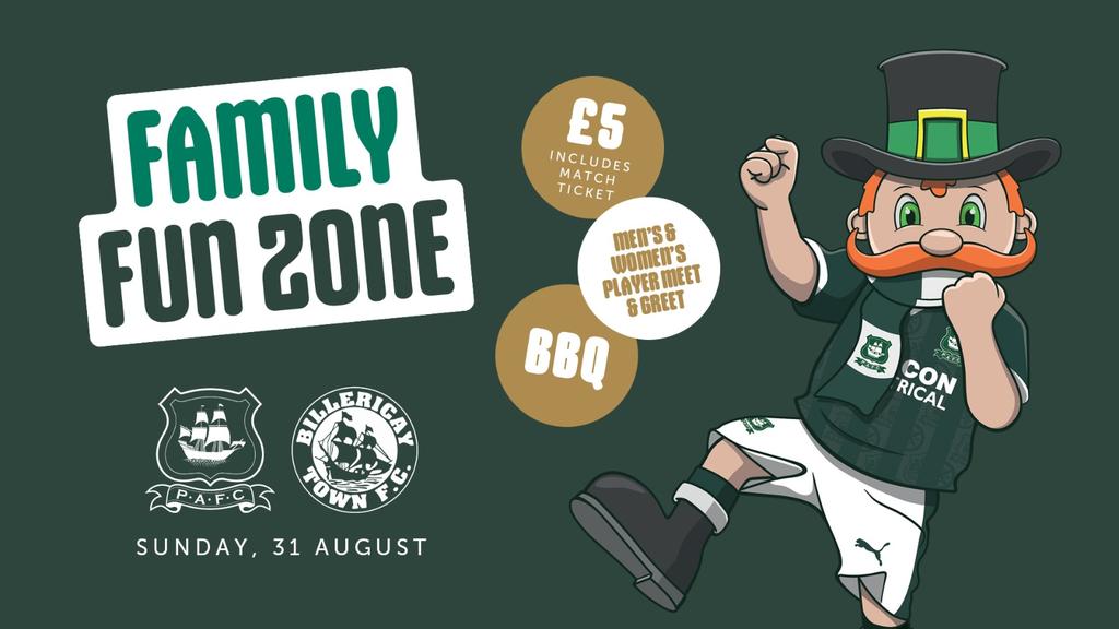PAWFC V Billericay Town Family Fun Zone