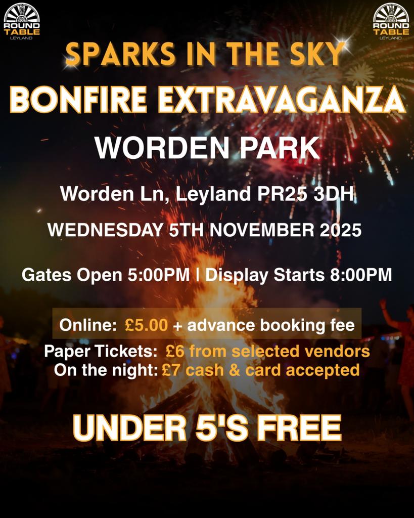 Sparks in the Sky Bonfire Extravaganza