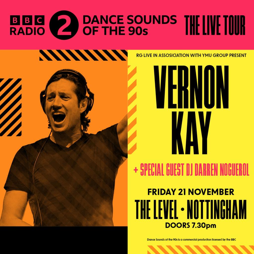 BBC Radio 2 DANCE Sounds of the 90s with Vernon Kay